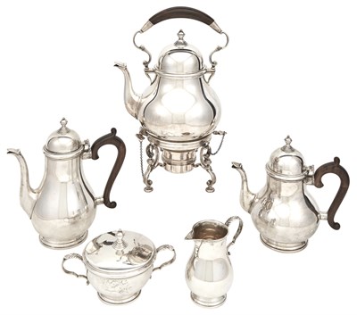 Lot 211 - Gorham Sterling Silver Tea and Coffee Service...