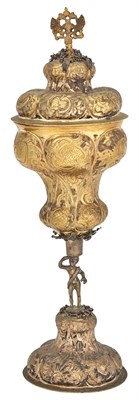 Lot 1118 - Russian Silver-Gilt Cup and Cover Maker's mark...