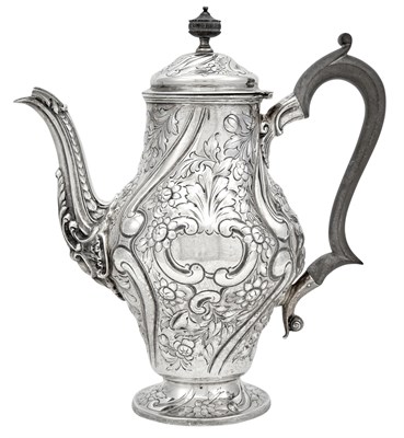Lot 199 - Victorian Sterling Silver Coffee Pot William...