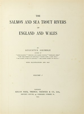 Lot 253 - [ANGLING] GRIMBLE, AUGUSTUS. The Salmon and...