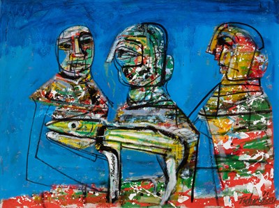 Lot 92 - Nahum Tschacbasov Russian/American, 1899-1984...