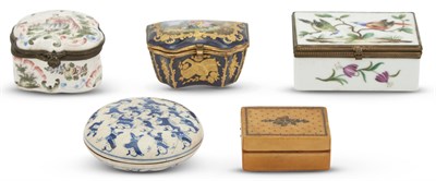 Lot 224 - Group of Covered Boxes Comprising two...