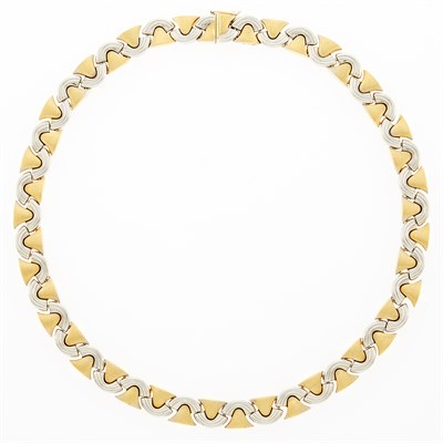 Lot 175 - Two-Color Gold Necklace
