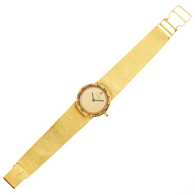Lot 165 - Corum Gold and Black Enamel Wristwatch