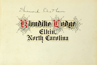 Lot 416 - [SHOOTING CLUB- NORTH CAROLINA] The finely...