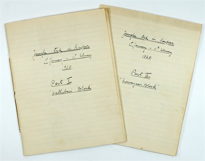 Lot 364 - [INDIA-GAME DIARY] The manuscript game diary...