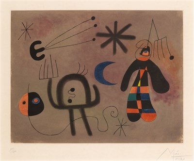 Lot 131 - After Joan Miró (1893-1983) L'OISEAU FUSEÉ...