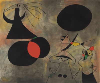 Lot 132 - After Joan Miró (1893-1983) LE LÉVER DU SOLEIL...