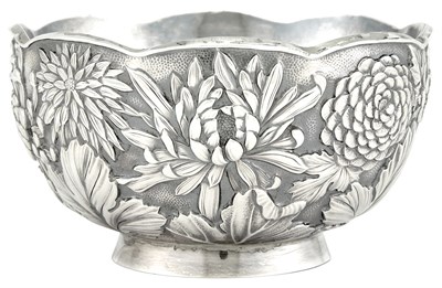 Lot 1114 - Japanese Silver Bowl Early 20th century...
