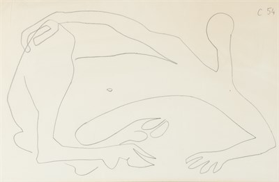 Lot 100 - 20th Century School Satyr, 1954 Inscribed and...