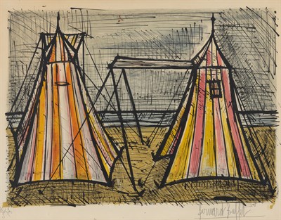 Lot 1074 - Bernard Buffet (1928-1999) LES TENTES (SORLIER...
