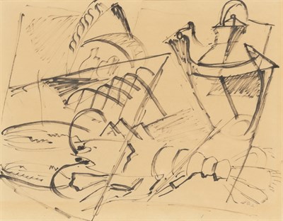 Lot 97 - Gino Severini Italian, 1883-1966 Nature morte...