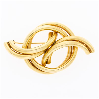 Lot 1012 - Gold Brooch