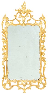 Lot 162 - George II Giltwood Mirror 18th/19th Century...