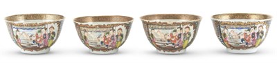 Lot 1054 - Four Chinese Export Porcelain Cups 18th...