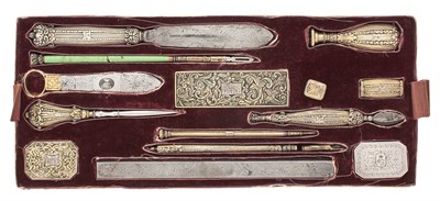 Lot 198 - French Silver, Parcel Gilt and Metal...