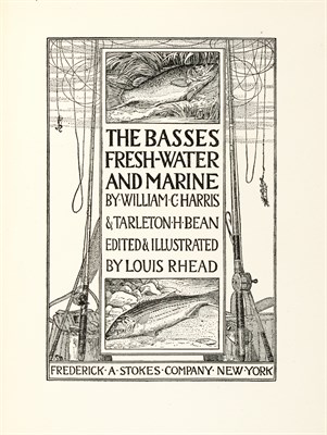 Lot 255 - [ANGLING] HARRIS, WILLIAM C. and RHEAD, LOUIS....
