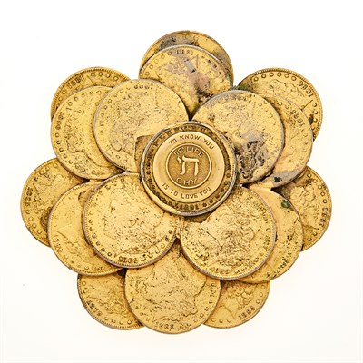 Lot 11 - Silver Dollar Paperweight Attractive...