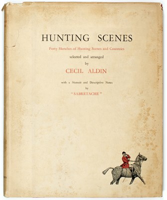 Lot 242 - ALDIN, CECIL Hunting Scenes. Forty Sketches of...