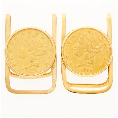 Lot 33 - United States $20 Liberty Money Clips Two $20...