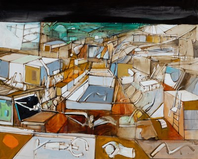 Lot 6 - John Hultberg American, 1922-2005 New City #1,...