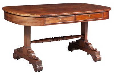 Lot 342 - William IV Mahogany Writing Table Circa 1835...