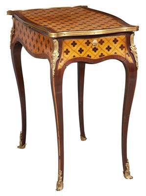 Lot 153 - Louis XV Gilt-Metal Mounted Bois Satine,...