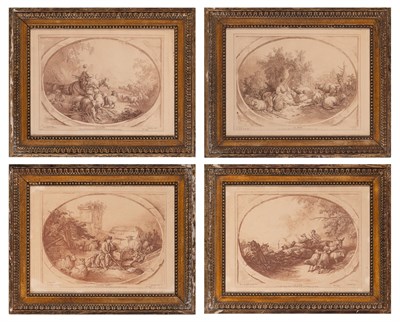 Lot 105 - After Jean Baptiste Huet (1745-1811) THE FOUR...