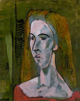 Lot 77 - Karl Knaths American, 1891-1971 Portrait of...