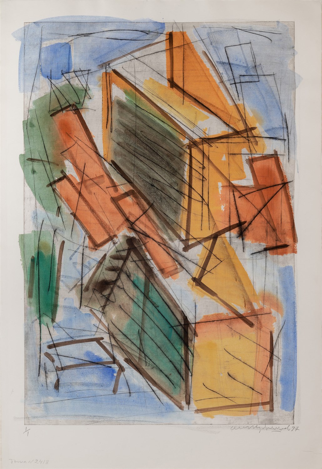 Lot 36 - Oleg Kudryashov (b. 1932) UNTITLED (PLATE...