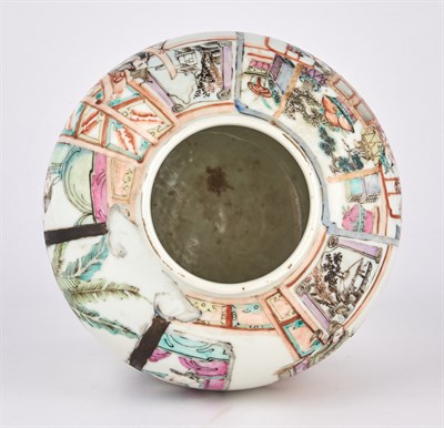 Lot 165 - A Chinese Enameled Porcelain Jar Qing Dynasty...