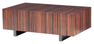 Lot 316 - Holly Hunt Faux Rosewood and Patinated Bronze...