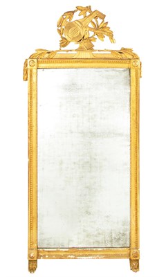 Lot 174 - Italian Neoclassical Giltwood Mirror Height 6...