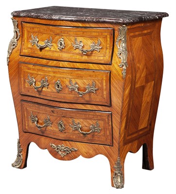 Lot 112 - Continental Rococo Gilt-Bronze Mounted...