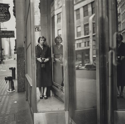 Lot 99 - MAIER, VIVIAN (1926-2009) Self portrait n.d.,...