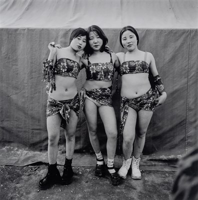 Lot 96 - LIU ZHENG Three Country Strippers, Houshentai,...