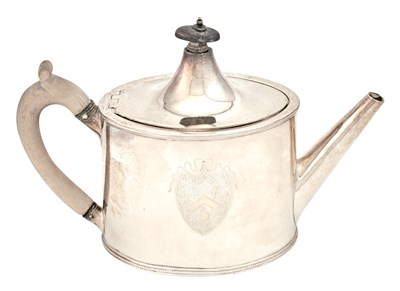 Lot 147 - George III Sterling Silver Teapot Hester...