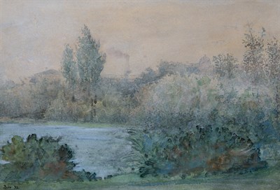 Lot 68 - Maximilien Luce French, 1858-1941 Le cheminée...