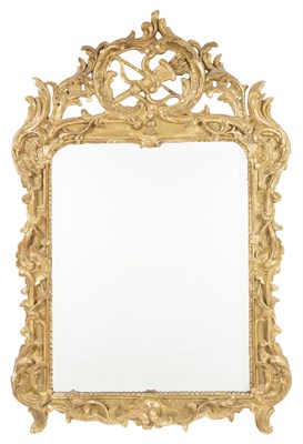 Lot 151 - Louis XV Style Giltwood Mirror 19th Century...
