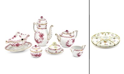 Lot 320 - Group of Herend Porcelain Table Articles...