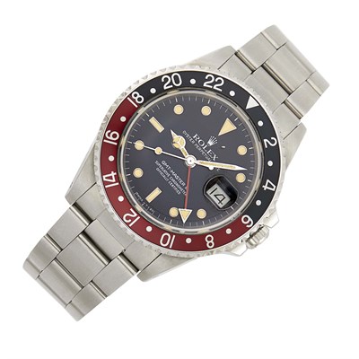 Lot 85 - Rolex Gentleman's Stainless Steel 'GMT Master II' Wristwatch, Ref. 16760