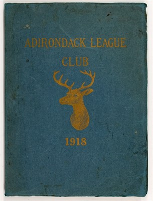 Lot 412 - [SPORTING CLUBS] ADIRONDACK LEAGUE CLUB. New...