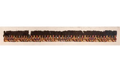 Lot 170 - Nazca Slit Weave Textile Figural Fringe with...