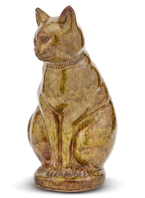 Lot 133 - Ewenny Pottery Glazed Earthenware Figure of a...