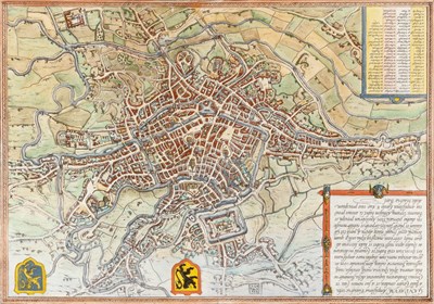 Lot 68 - [MAP--GHENT] [BRAUN, GEORG and HOGENBERG,...