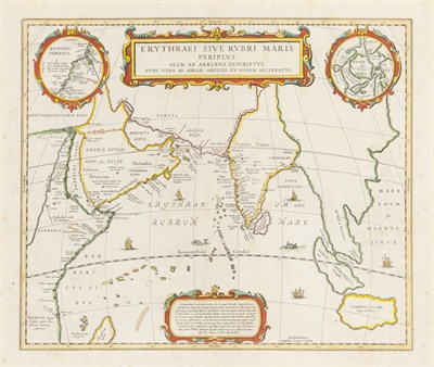 Lot 74 - [MAP--INDIAN OCEAN] JANSSON, JAN. Erythraei...