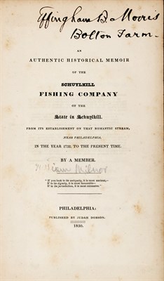 Lot 417 - [SPORTING CLUBS - PHILADELPHIA] Two volumes...
