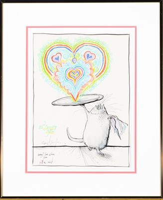 Lot 228 - SEARLE, RONALD Welcome Home John [Waiter cat...