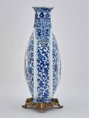 Lot 172 - A Chinese Blue and White Porcelain Moon Flask...