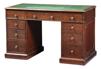 Lot 261 - George IV Mahogany Pedestal Desk First quarter...
